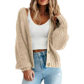 Women Cardigan Sweater Women Casual Cardigan Stylish Women'S Chunky Knit Cardigan Fall/Winter Open Front Sweater with for Modern